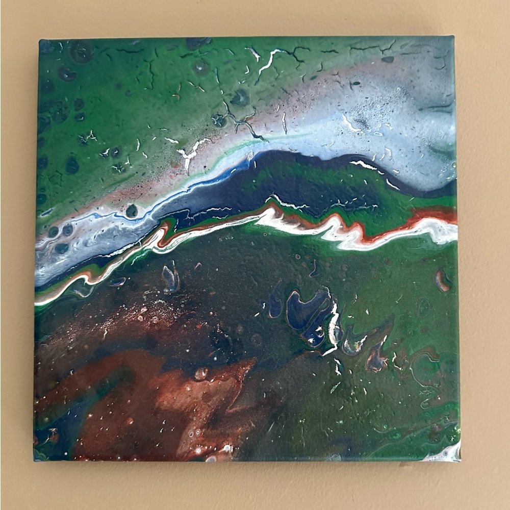 10x10 pour painting I made. Will take requests. Just send a message or comment.